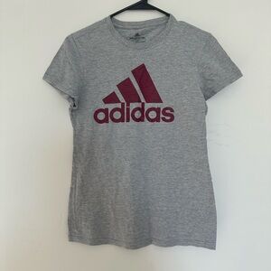 ADIDAS the go-to tee women size S color gray